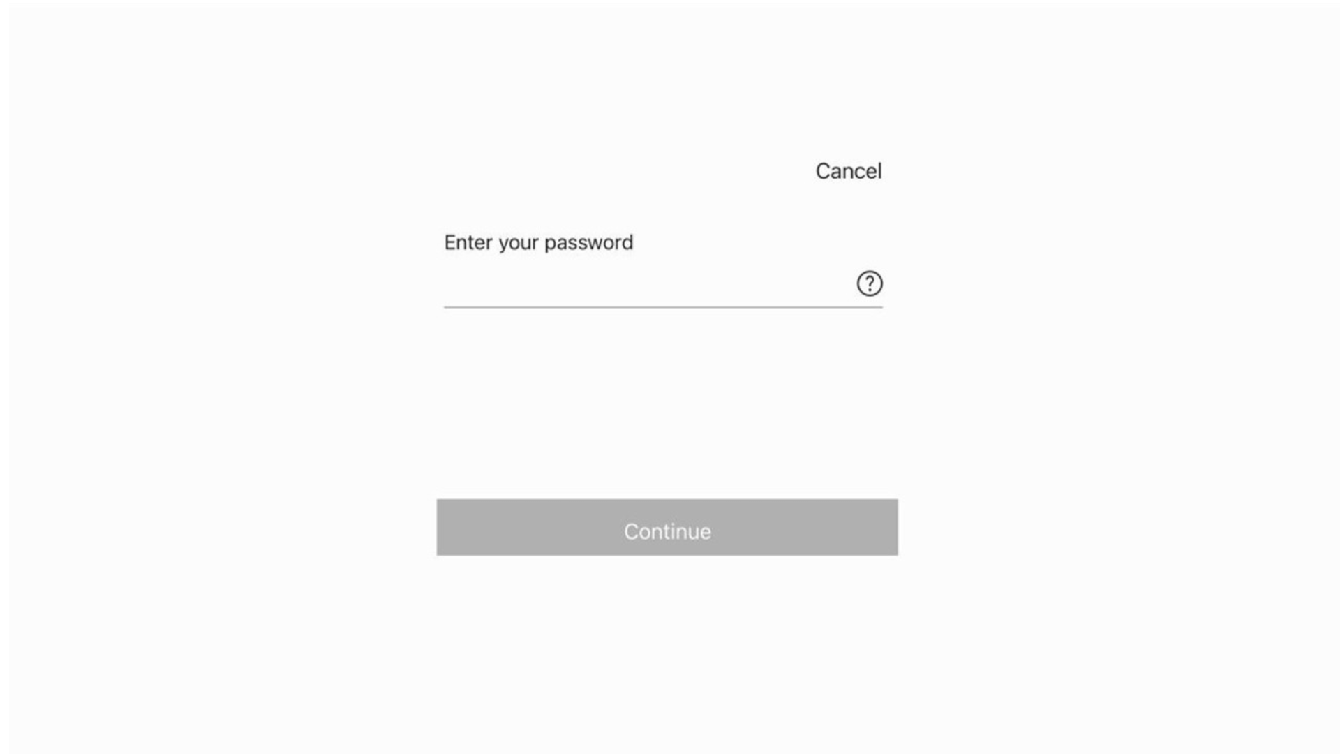M&S Banking App enter password screen