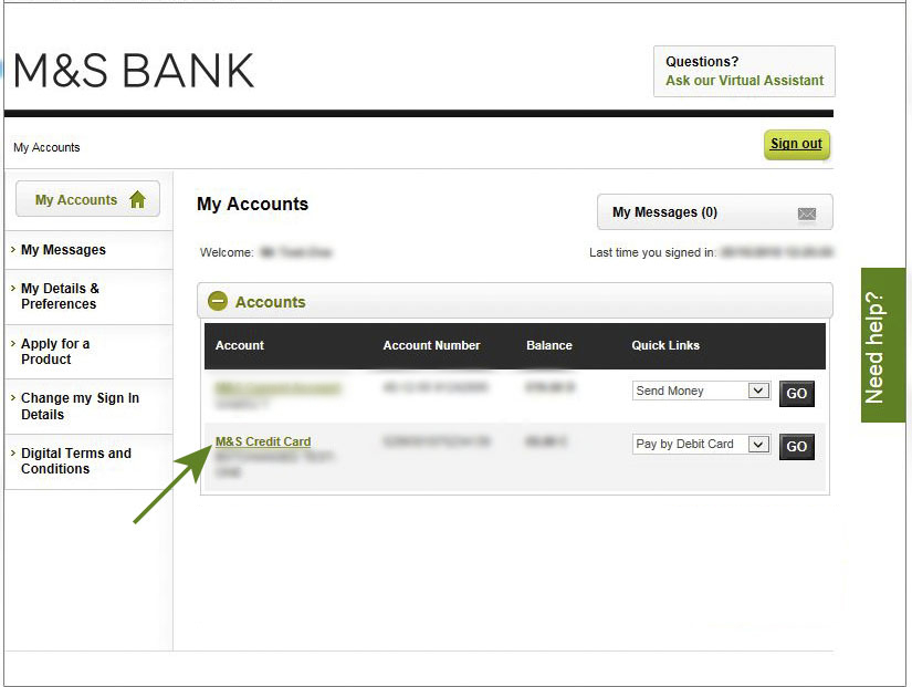 How To Balance Transfer To An M S Credit Card M S Bank